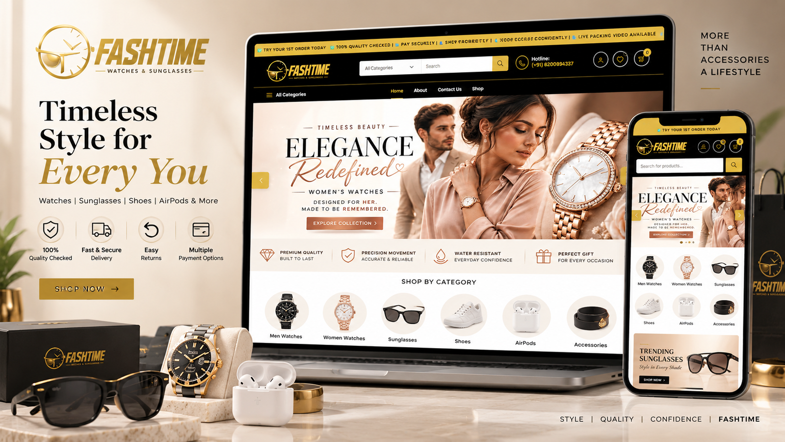 Fashtime — Premium Watches & Luxury Accessories